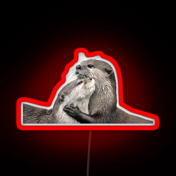Otterly Romantic RGB Neon Sign
