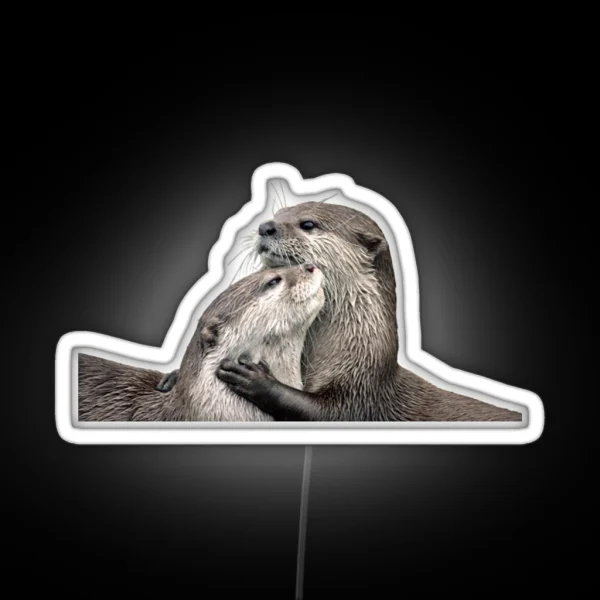 Otterly Romantic RGB Neon Sign