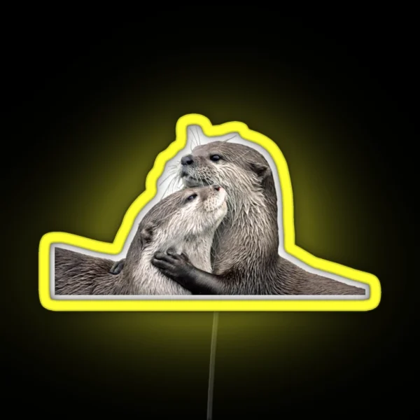 Otterly Romantic RGB Neon Sign
