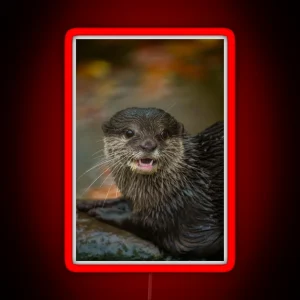 Otterly Surprised RGB Neon Sign