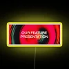 Bright Color Changeable RGB LED Neon Sign Display Backlit Advertising