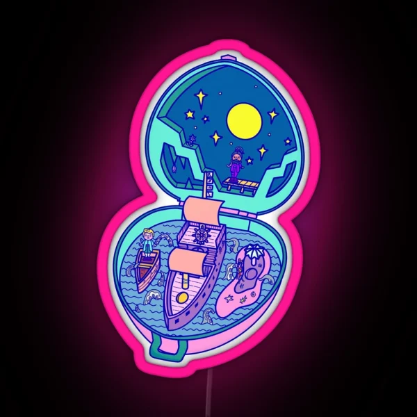Our Flag Means Polly Pocket RGB Neon Sign