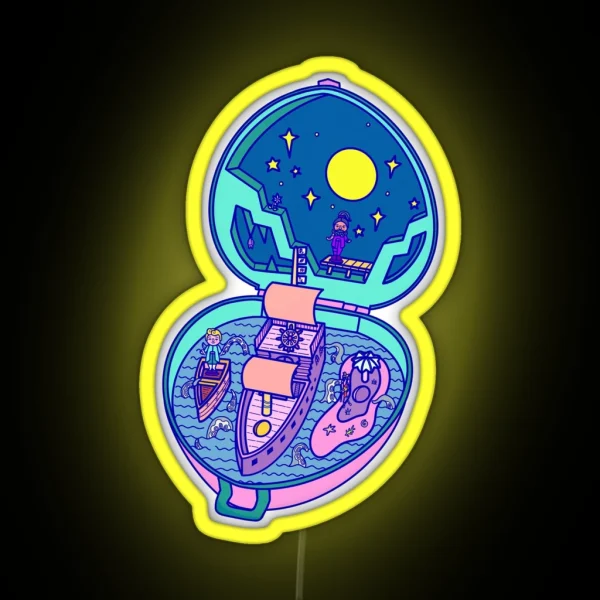 Our Flag Means Polly Pocket RGB Neon Sign