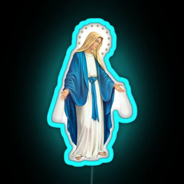 Our Lady Mary RGB Neon Sign