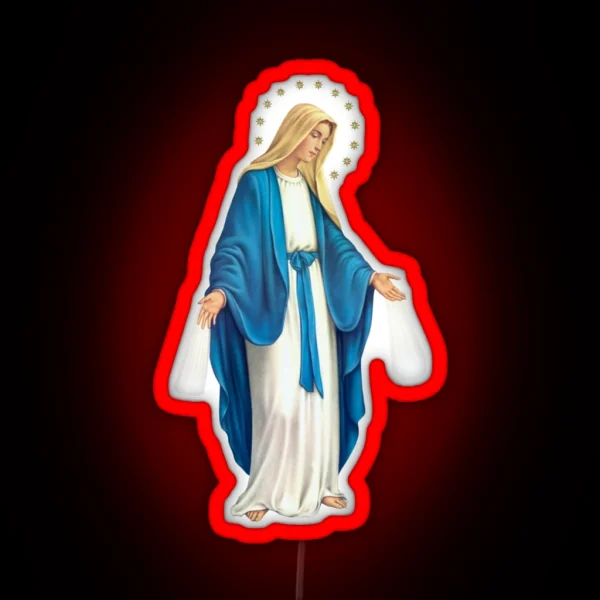 Our Lady Mary RGB Neon Sign