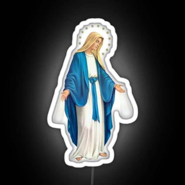 Our Lady Mary RGB Neon Sign