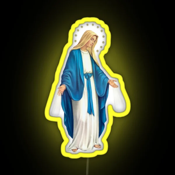 Our Lady Mary RGB Neon Sign