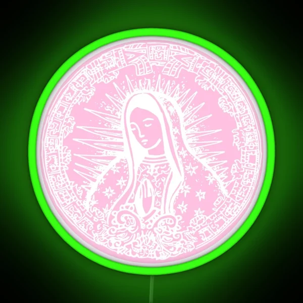 Our Lady Of Guadalupe RGB Neon Sign