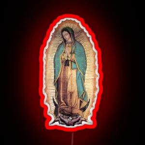 Our Lady Of Guadalupe RGB Neon Sign