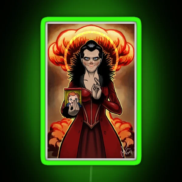 Our Lady Of Perpetual Destruction RGB Neon Sign