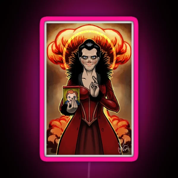 Our Lady Of Perpetual Destruction RGB Neon Sign
