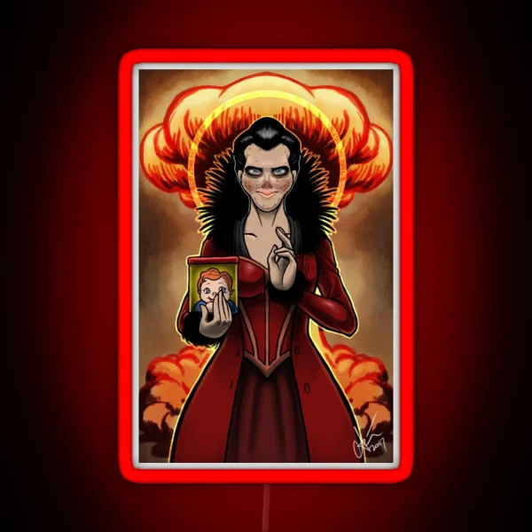 Our Lady Of Perpetual Destruction RGB Neon Sign