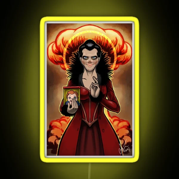Our Lady Of Perpetual Destruction RGB Neon Sign