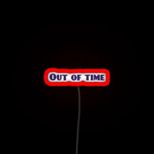 Out Of Time RGB Neon Sign