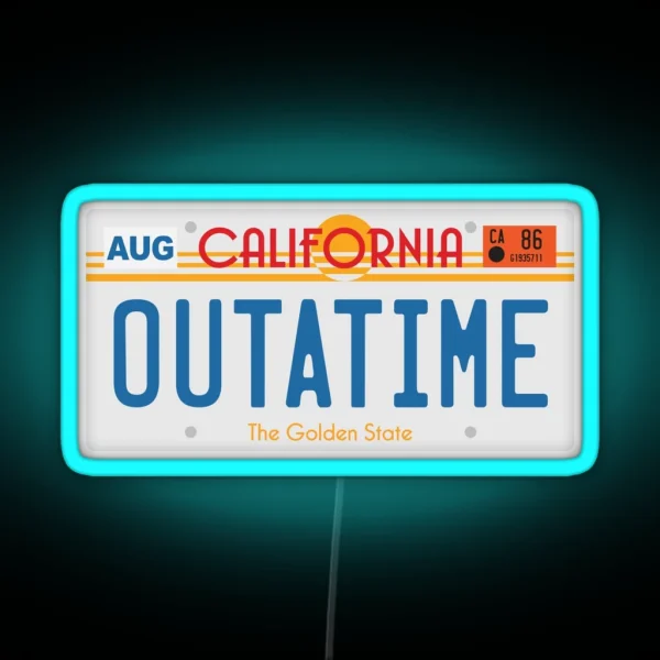 OUTATIME RGB Neon Sign