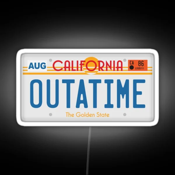 OUTATIME RGB Neon Sign