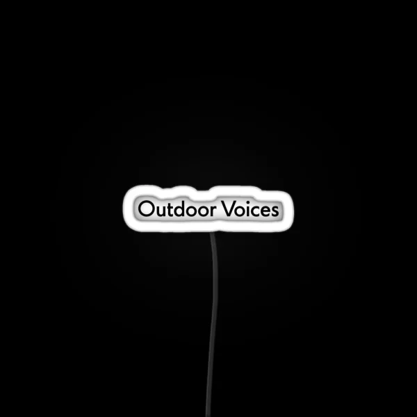 Outdoor Voices RGB Neon Sign