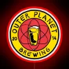 Galactic Hues Illuminated Neon Sign for Outer Planet Brewery Fans Everywhere