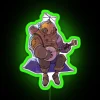 Galactic Futuristic Neon Sign Inspired by Outer Wilds Riebeck Space