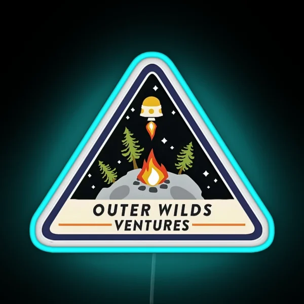 Outer Wilds Ventures Logo RGB Neon Sign
