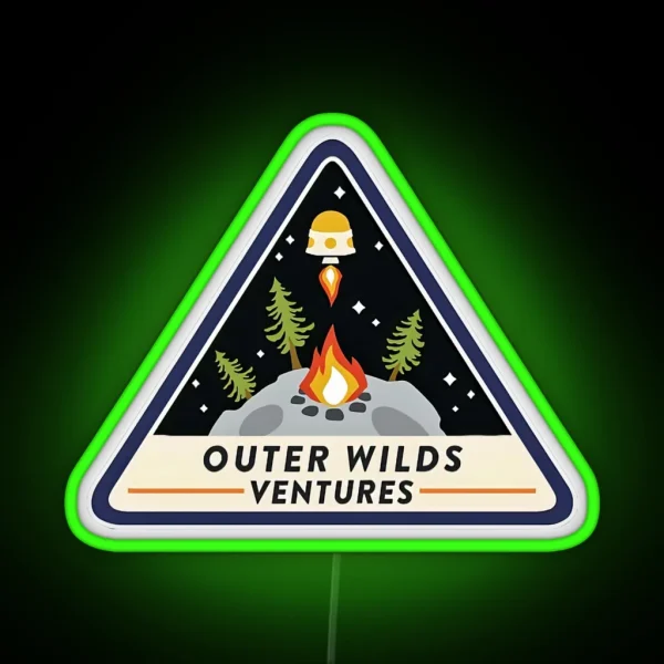 Outer Wilds Ventures Logo RGB Neon Sign