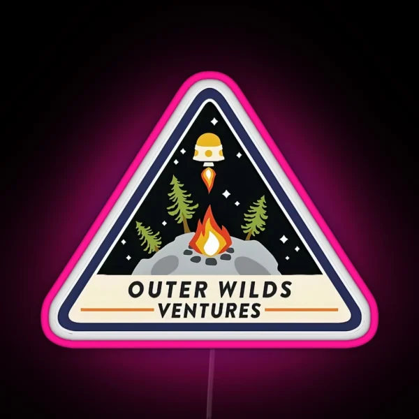Outer Wilds Ventures Logo RGB Neon Sign