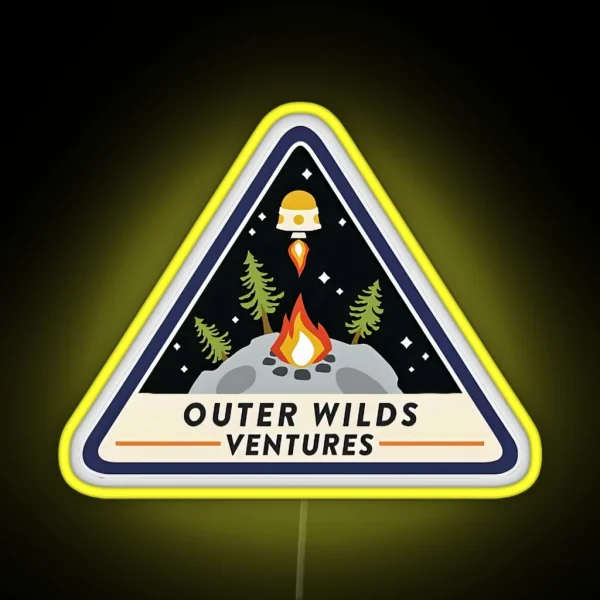 Outer Wilds Ventures Logo RGB Neon Sign