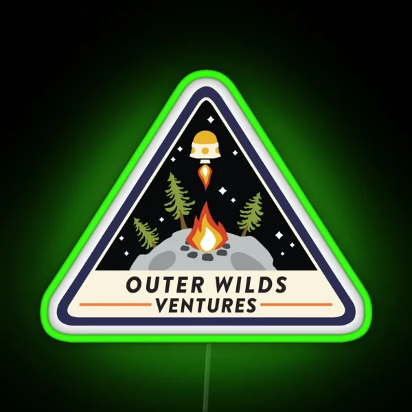 Outer Wilds Ventures RGB Neon Sign
