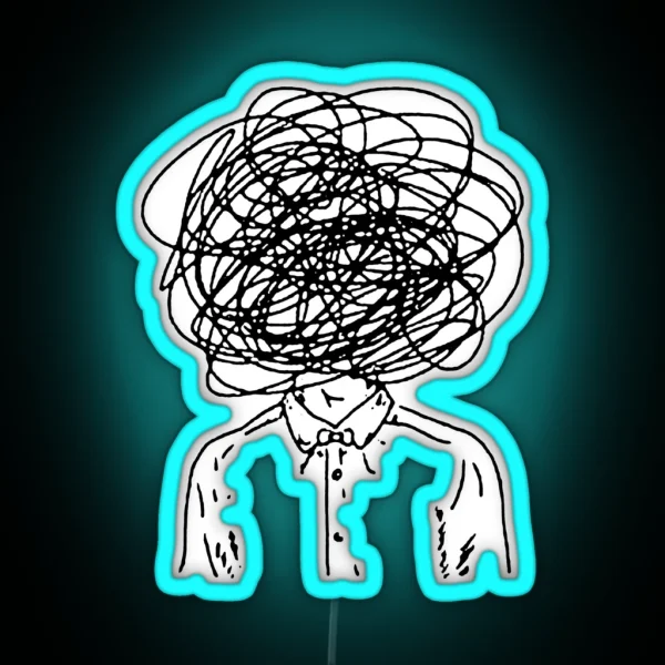 Overthinking RGB Neon Sign