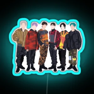 P1harmony Group RGB Neon Sign