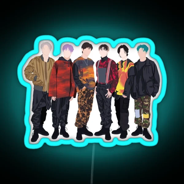 P1harmony Group RGB Neon Sign