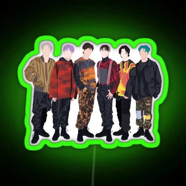 P1harmony Group RGB Neon Sign