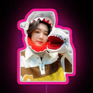 P1harmony Soul Shark RGB Neon Sign