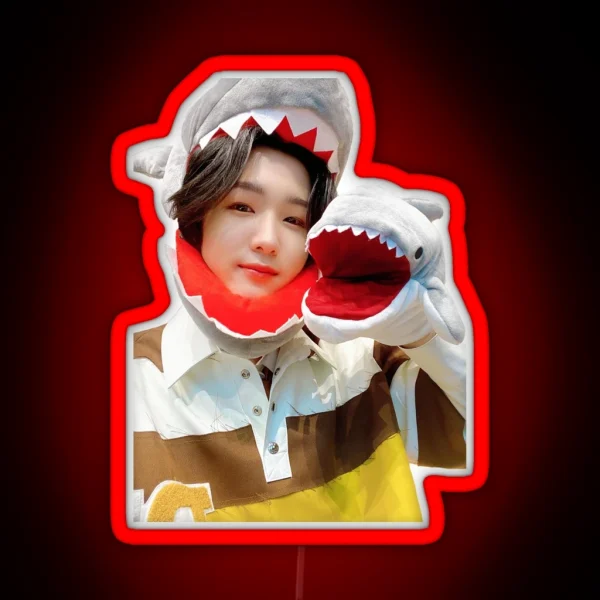 P1harmony Soul Shark RGB Neon Sign