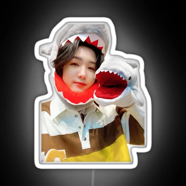 P1harmony Soul Shark RGB Neon Sign