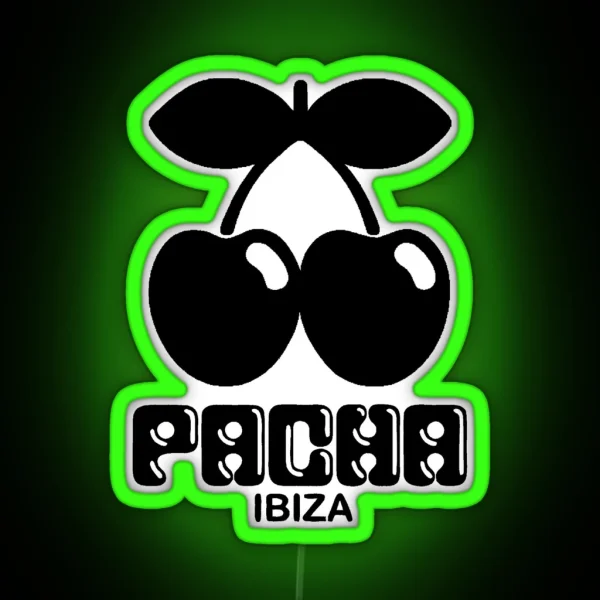 Pacha Ibiza Led Techno Led Rave Led Electronic Music Festival Ibiza Party Led House Led RGB Neon Sign