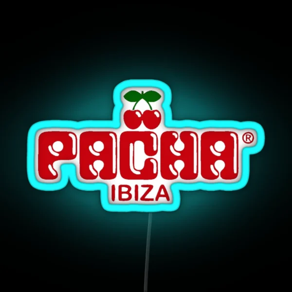 Pacha Ibiza Led Techno Led Rave Led Electronic Music Festival Ibiza Party Led House Led RGB Neon Sign