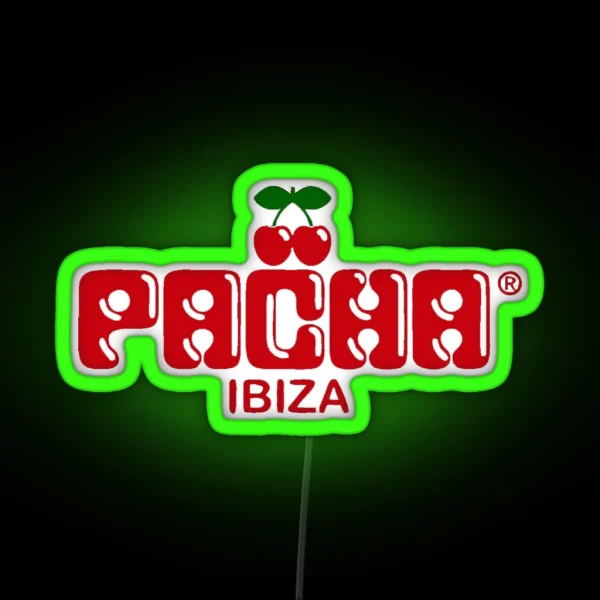 Pacha Ibiza Led Techno Led Rave Led Electronic Music Festival Ibiza Party Led House Led RGB Neon Sign