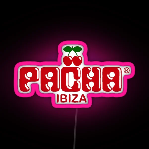 Pacha Ibiza Led Techno Led Rave Led Electronic Music Festival Ibiza Party Led House Led RGB Neon Sign