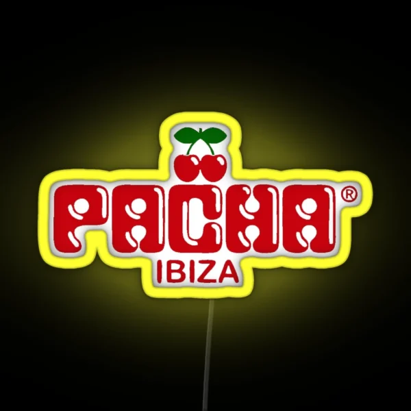 Pacha Ibiza Led Techno Led Rave Led Electronic Music Festival Ibiza Party Led House Led RGB Neon Sign