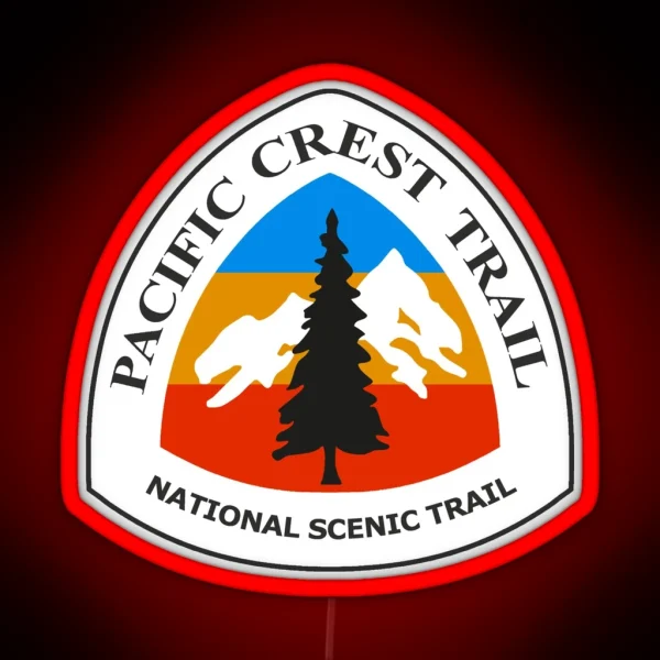 Pacific Crest National Scenic Trail Marker RGB Neon Sign