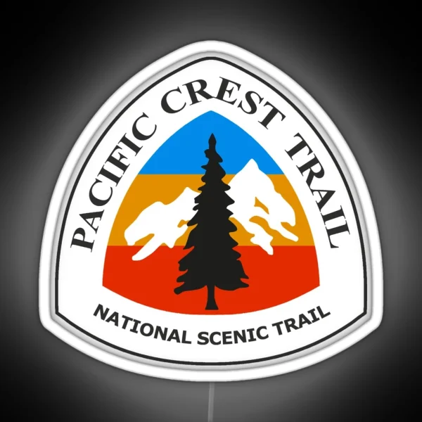 Pacific Crest National Scenic Trail Marker RGB Neon Sign
