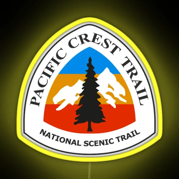 Pacific Crest National Scenic Trail Marker RGB Neon Sign