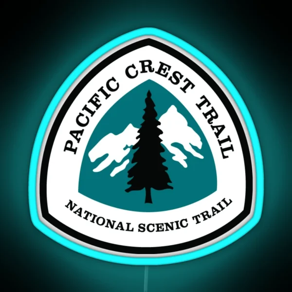 Pacific Crest Trail Logo Led Led Etc RGB Neon Sign