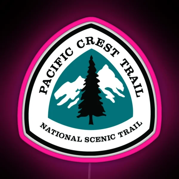 Pacific Crest Trail Logo Led Led Etc RGB Neon Sign
