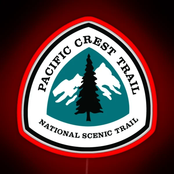Pacific Crest Trail Logo Led Led Etc RGB Neon Sign