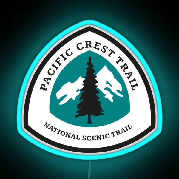 Pacific Crest Trail RGB Neon Sign