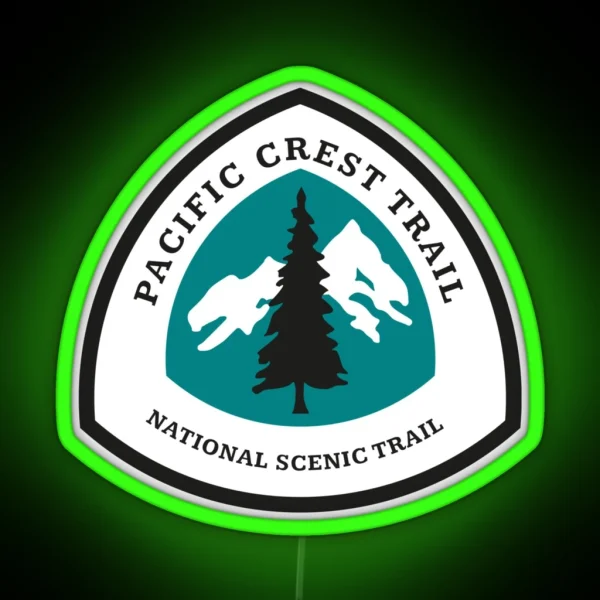 Pacific Crest Trail RGB Neon Sign