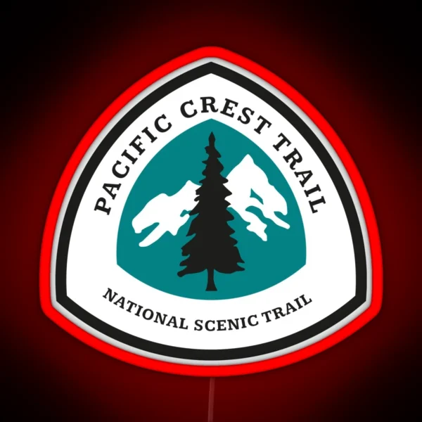 Pacific Crest Trail RGB Neon Sign