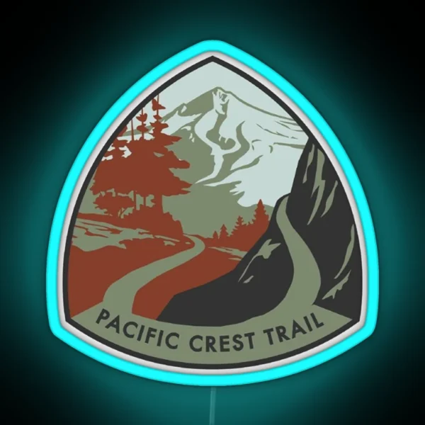 Pacific Crest Trail RGB Neon Sign